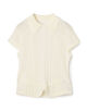 Mame Kurogouchi Lace Stripe Knitted Top