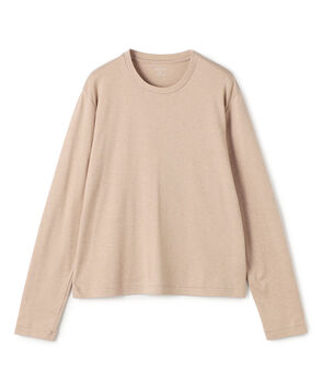 コットンカシミヤジャージー クルーネックプルオーバー