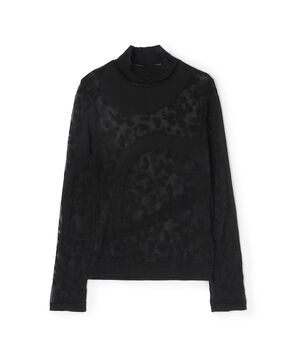 Mame Kurogouchi Knitted High Neck Top