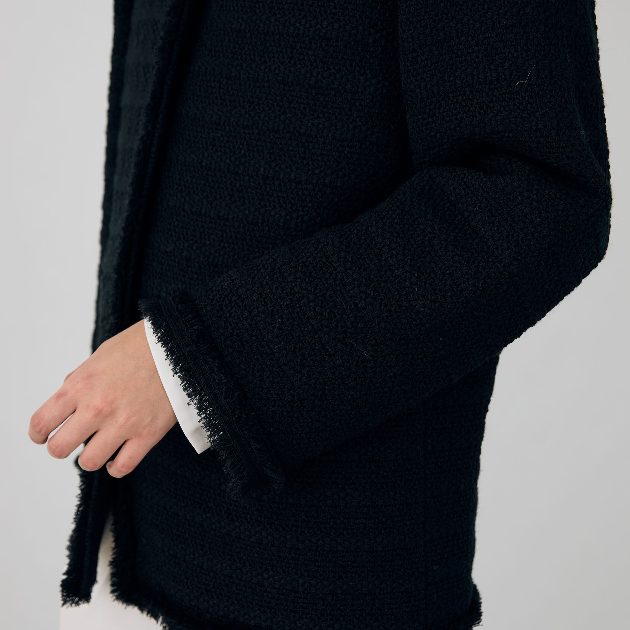 2024AW タックパターン クルーネックジャケット タックパターン クルーネックジャケット｜トゥモローランド 公式通販