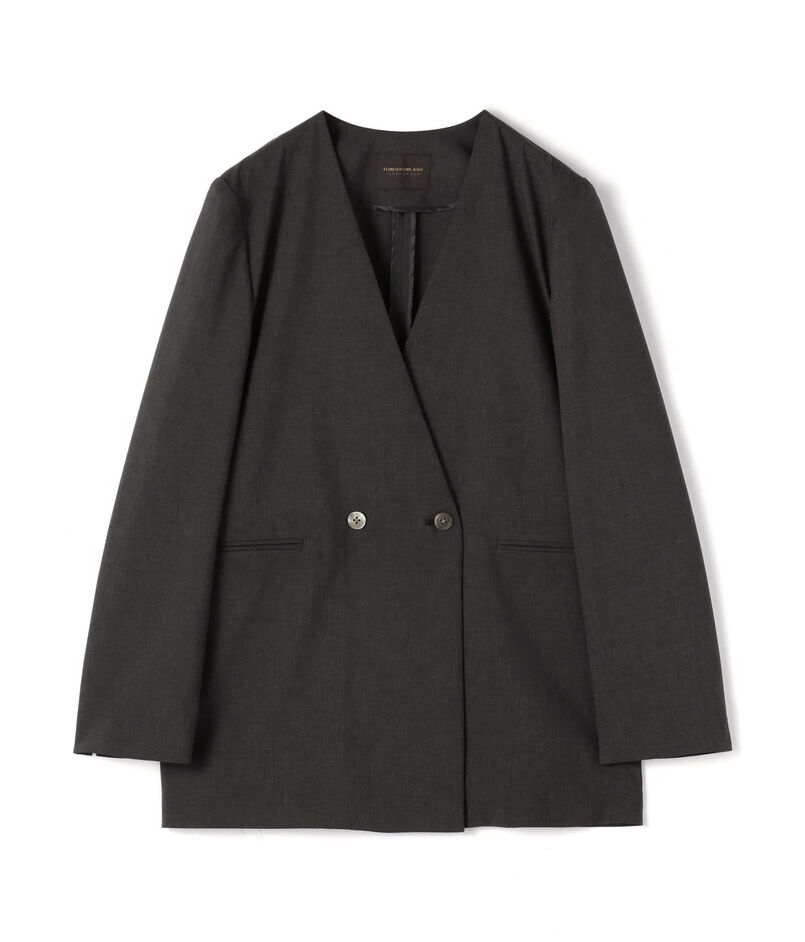 エクストラファインポリエステルトロピカル Vカラージャケット