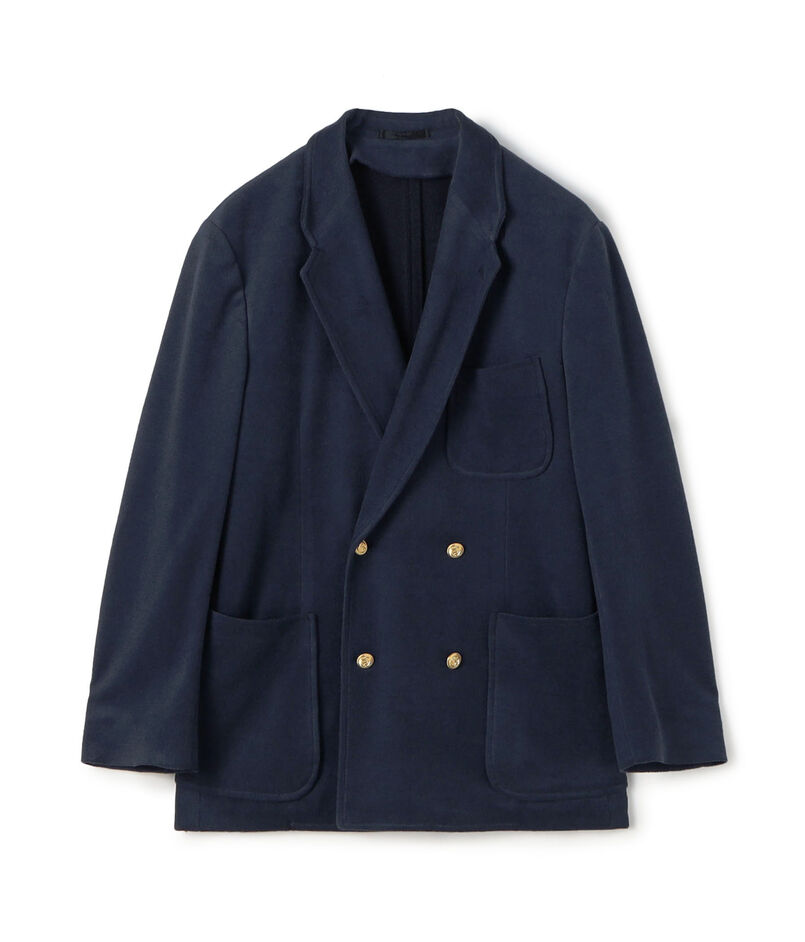 コットンウールナイロン パイル ダブルブレステッド4Bジャケット DONDY