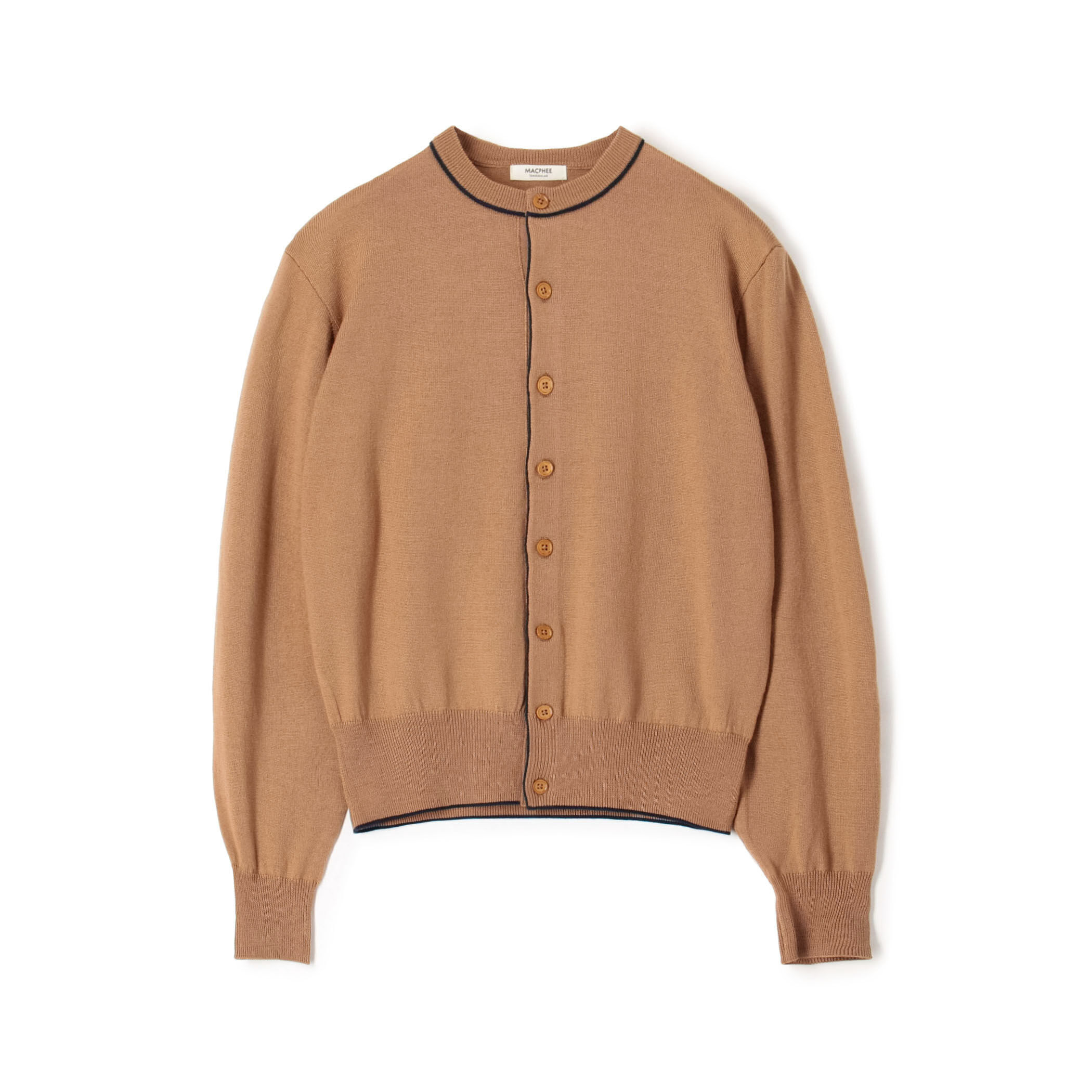 プレーンウール クルーネックカーディガン｜トゥモローランド 公式通販