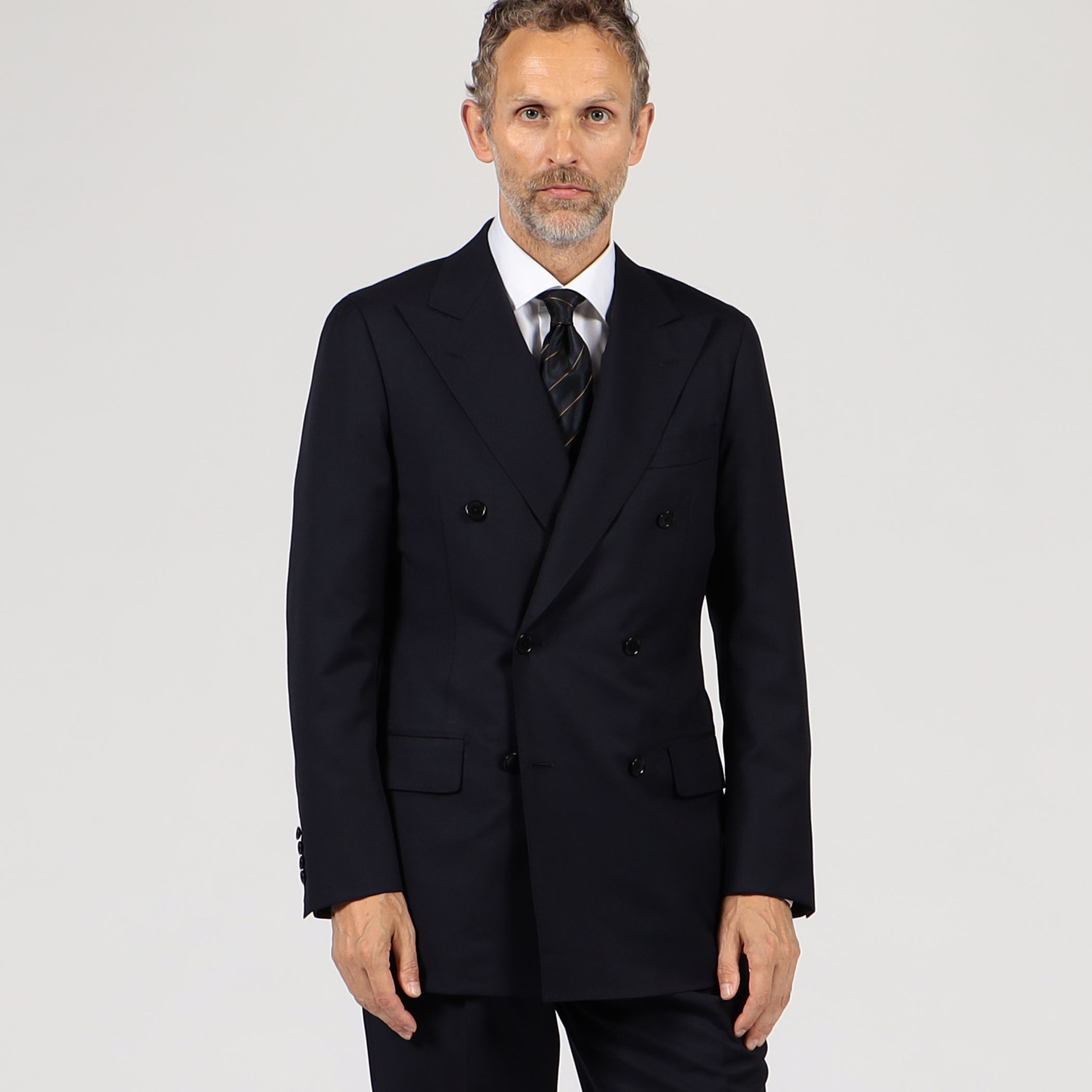 HORIZON TWILL ダブルブレステッド6Bジャケット E.Zegna｜トゥモローランド 公式通販