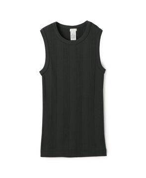 コットンランダムリブ ノースリーブプルオーバー