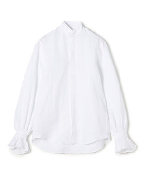 BOURRIENNE BOUDOIR リネン フリルシャツ