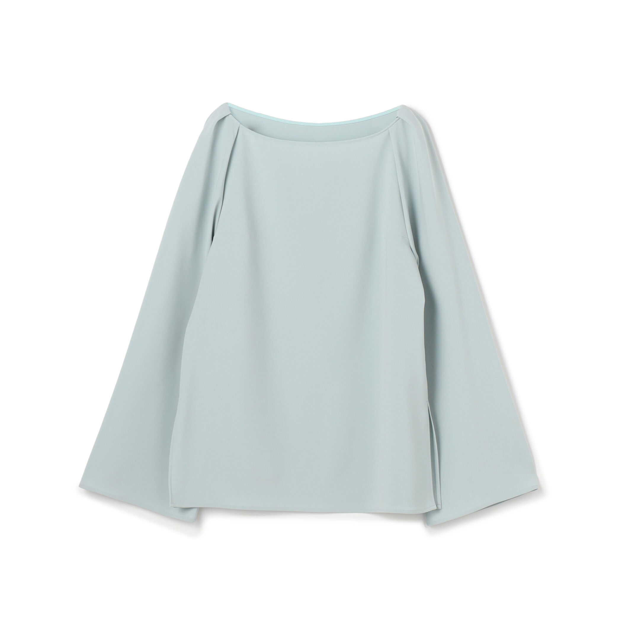 【SALE】 ライトダブルクロス ボートネックブラウス｜トゥモローランド トップス