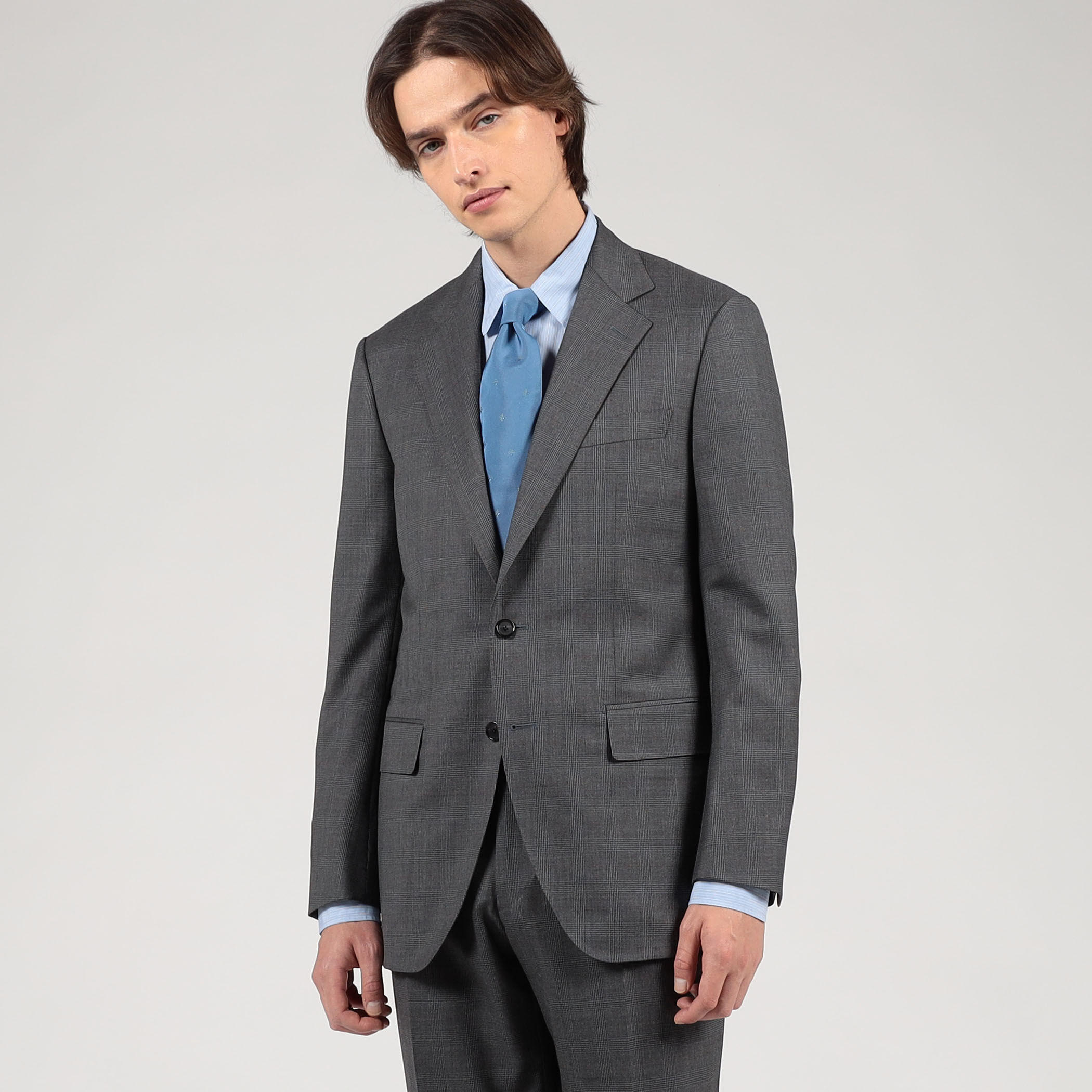 2024年新作 15 POINT 7 ウール シングルブレステッド 2Bスーツ DORMEUIL スーツ