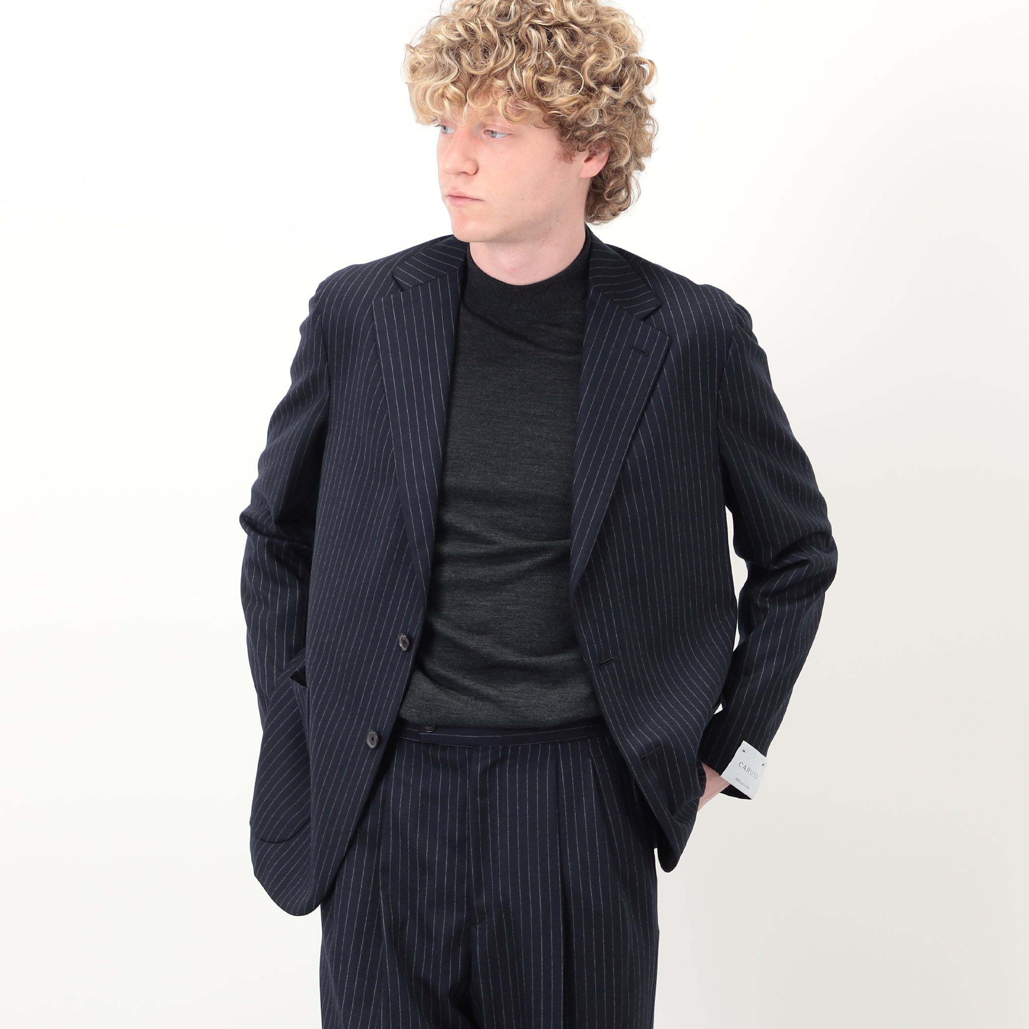 別注】The CLASIK×CARUSO BUTTERFLY シングルブレステッド2B