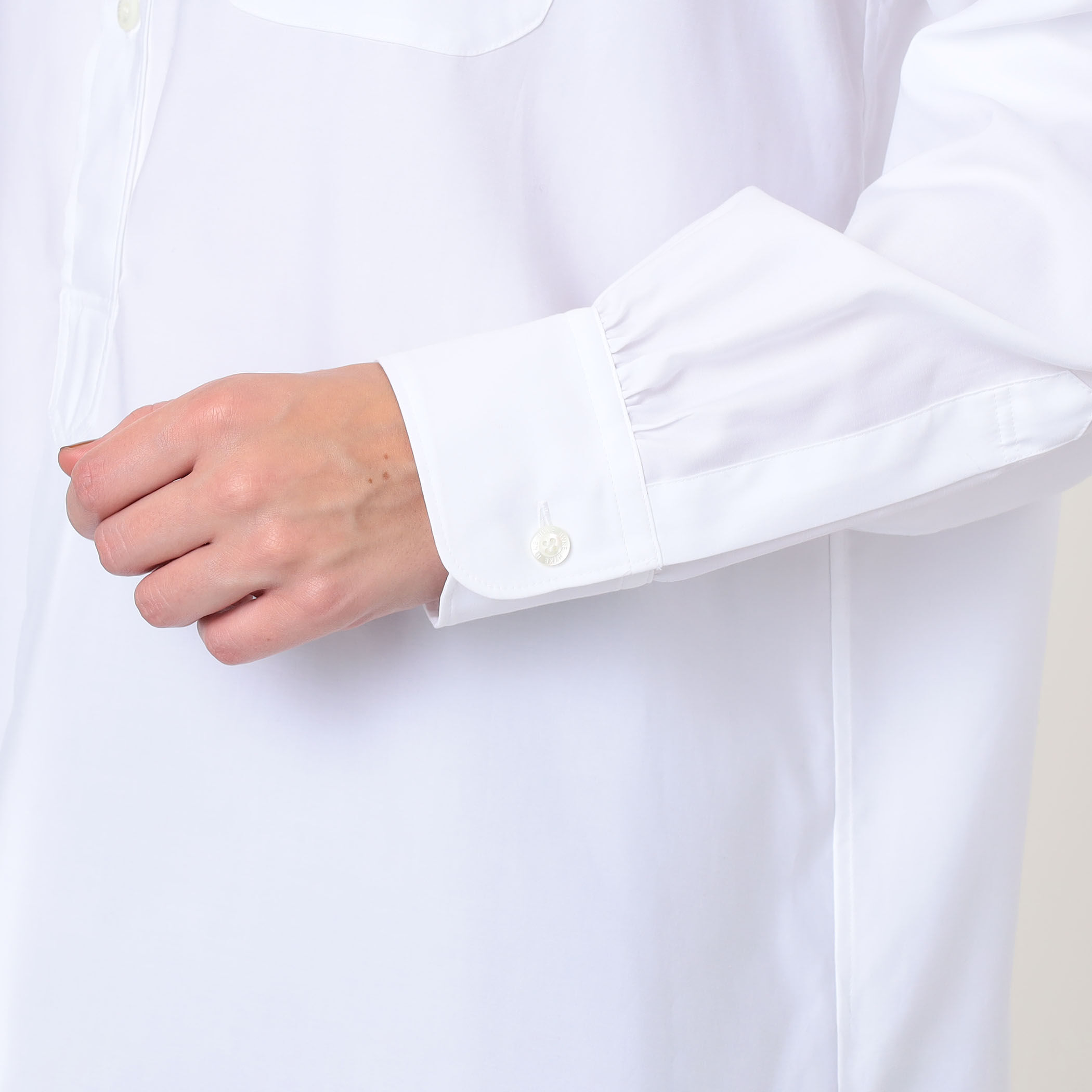HYKE BROAD LONG SHIRT ロングシャツ｜トゥモローランド 公式サイト