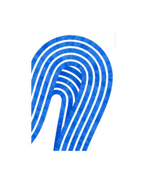 PAPER COLLECTIVE Entropy Blue 01 ポスター