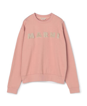 MARNI コットン ロゴスウェットシャツ