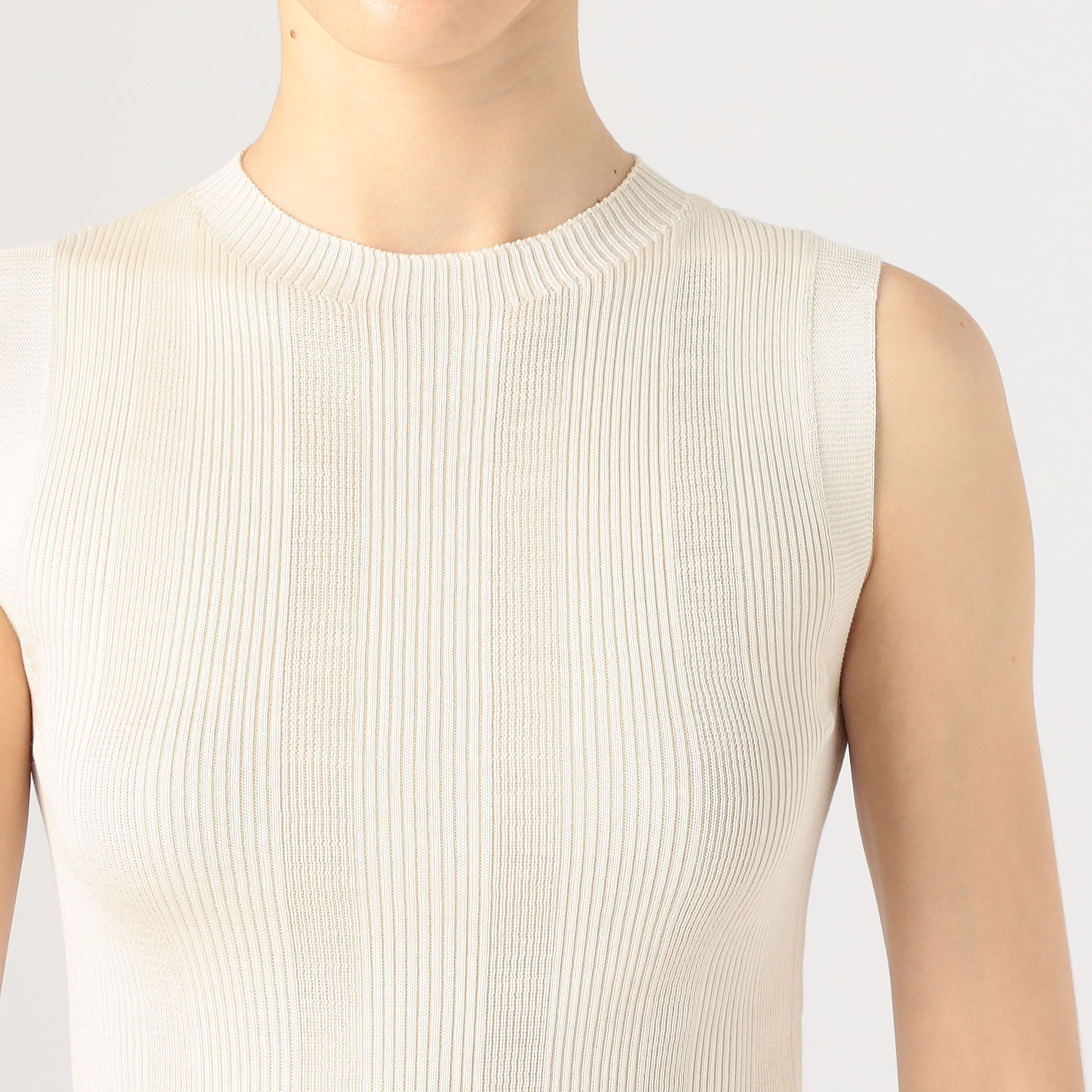 TOMORROWLAND / トゥモローランド UNION LAUNCH WASHABLE SILK RIB TANK TOP タンクトップ UNION LAUNCH WASHABLE SILK RIB TANK TOP タンクトップ