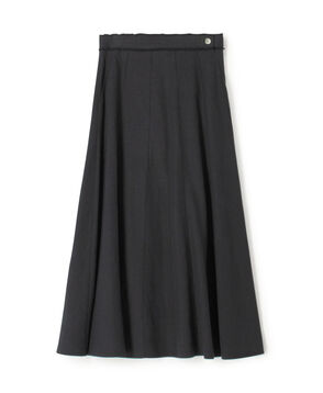 ■リブコンビフレンチリネン Aラインマキシスカート