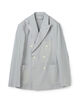 コットンシルクシアサッカー ダブルブレステッド6Bジャケット GIANNETTI PIERO