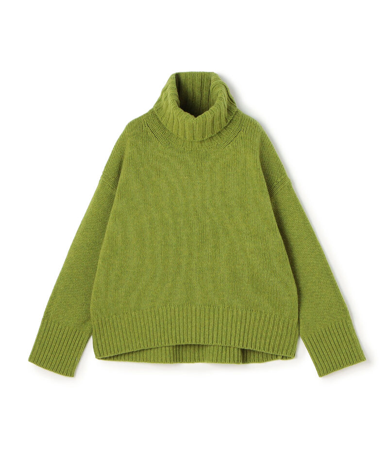 ファインウール タートルネックプルオーバー