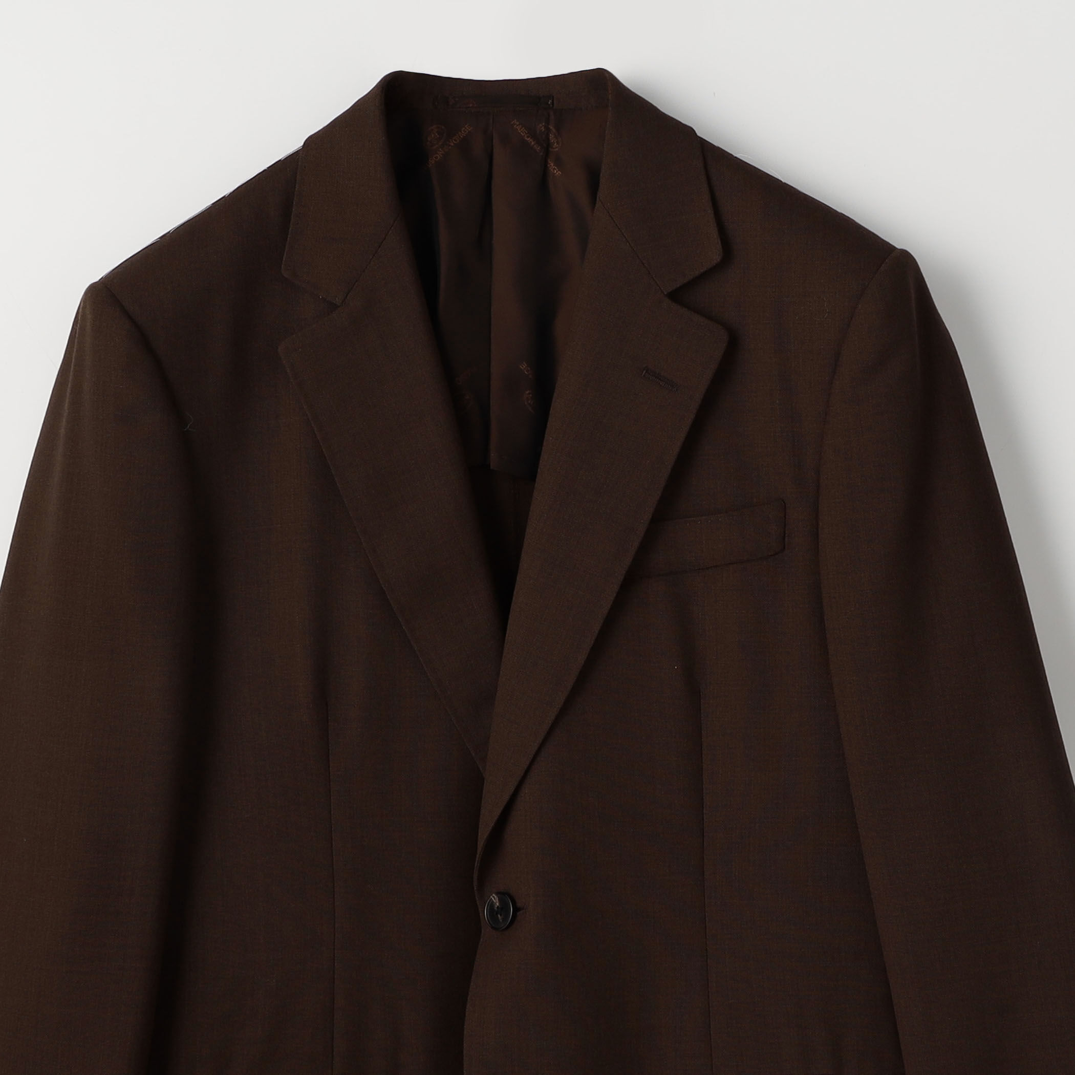 ウール シングルブレステッド2Bスーツ PIACENZA FIRST CLASS