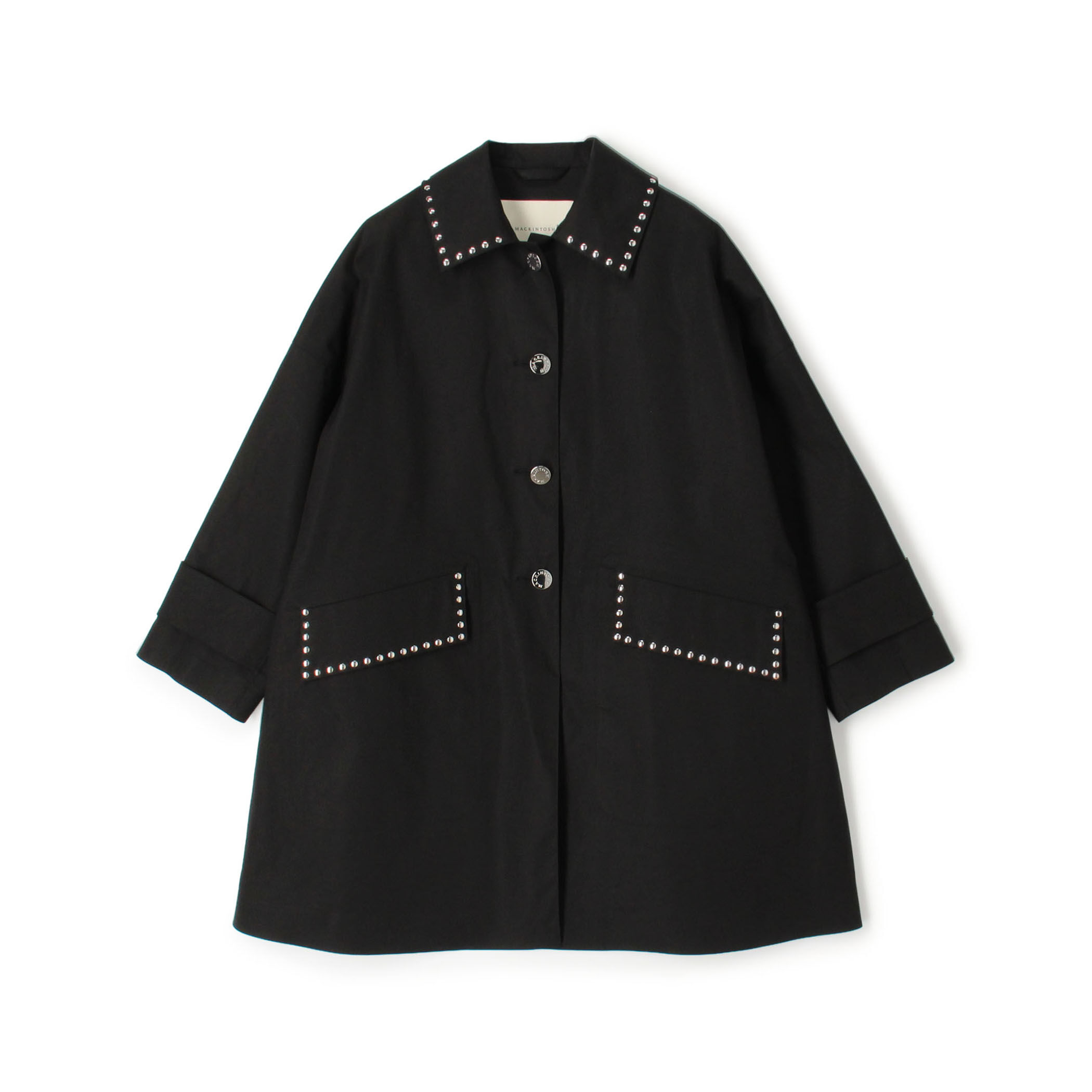別注　トゥモローランド✖️Mackintosh ハンビーコート　ブラック 別注】MACKINTOSH HUMBIE STUDS コート｜トゥモローランド 公式サイト