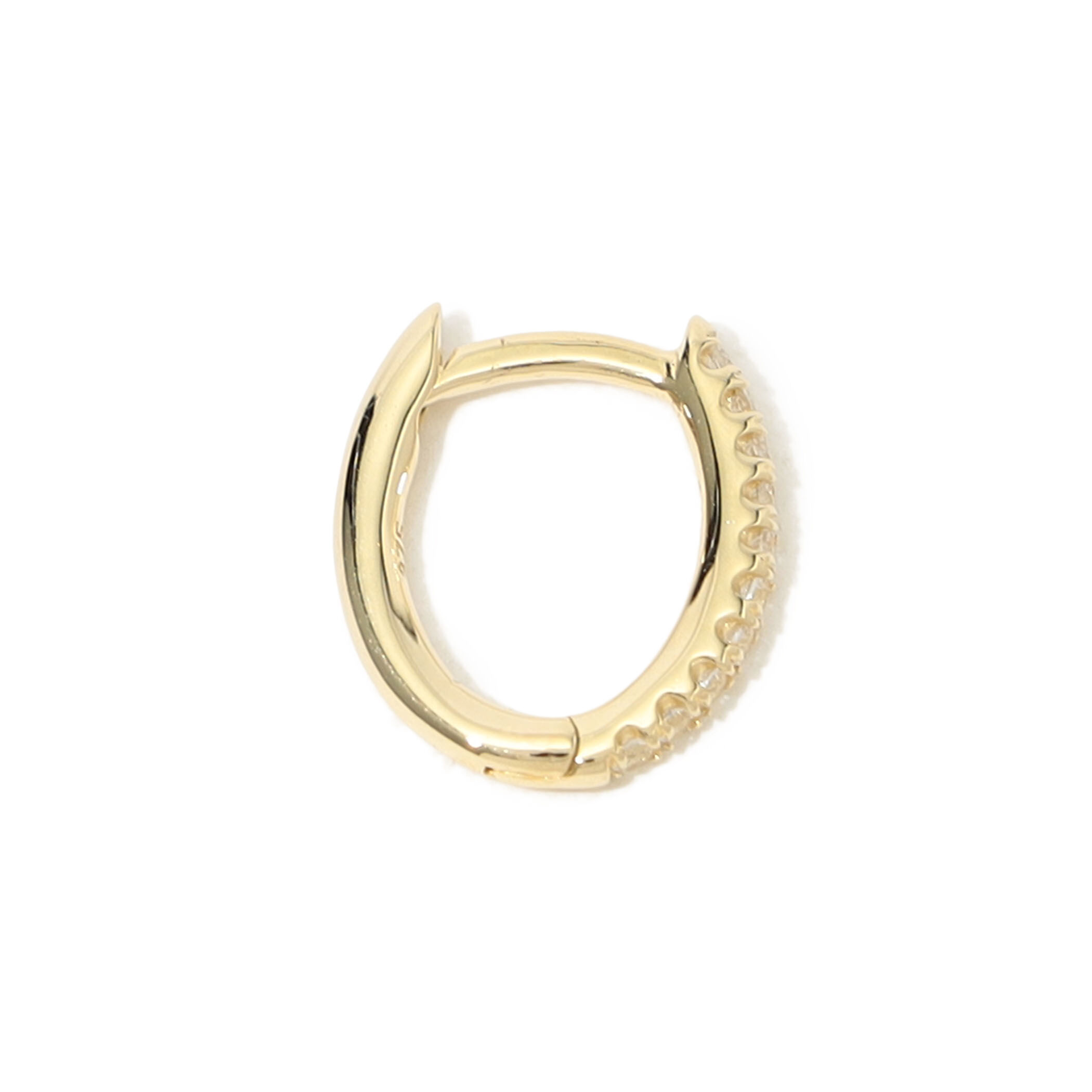 【Otiumberg/オティウムバーグ】ミニオーバルフープピアス（クリア）片耳 Otiumberg. Mini Oval Hoop ピアス｜トゥモローランド 公式通販