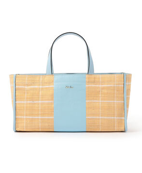 Ele`Sac CHECK WIDE TOTE バッグ