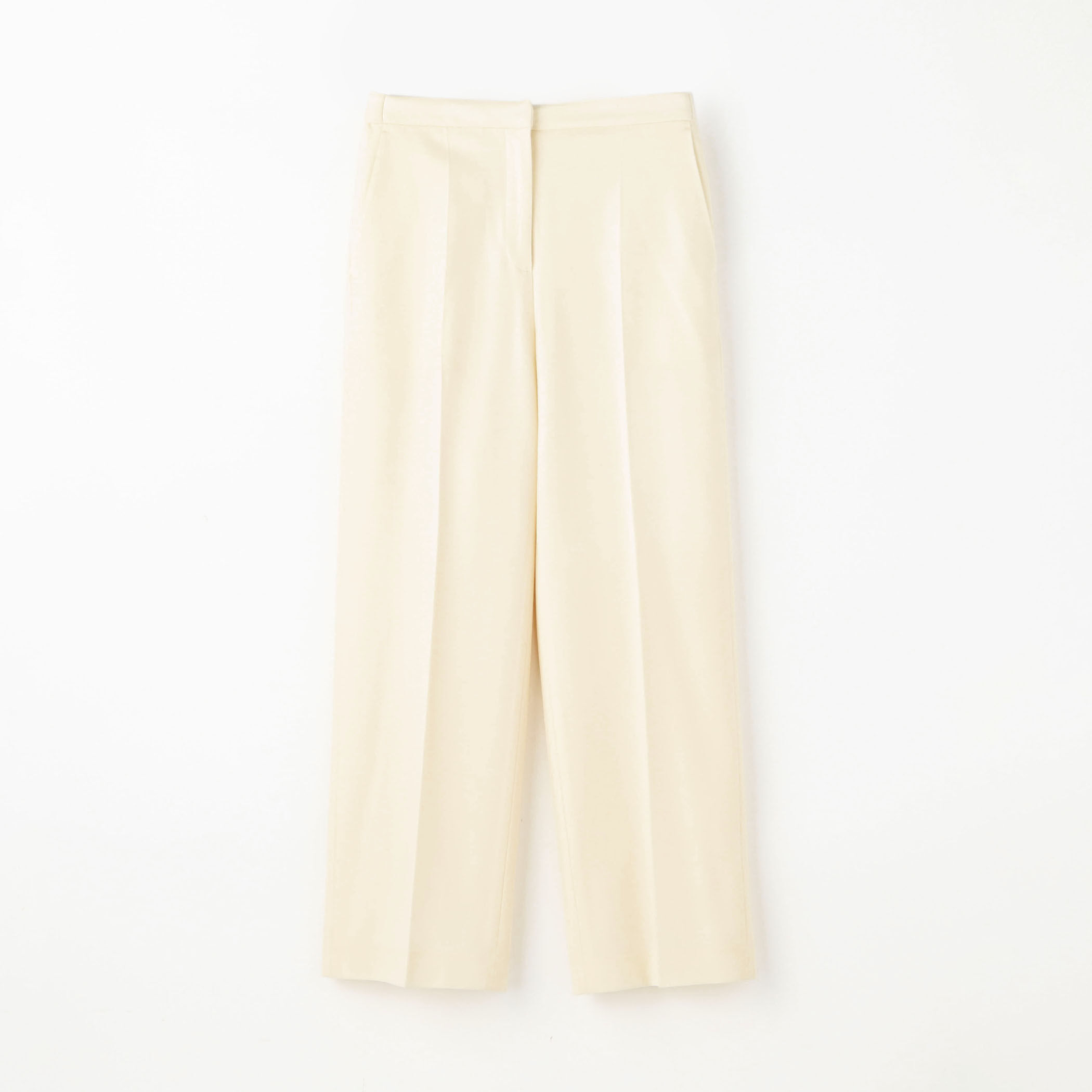 □ウールフランネル セミワイドパンツ｜トゥモローランド 公式通販