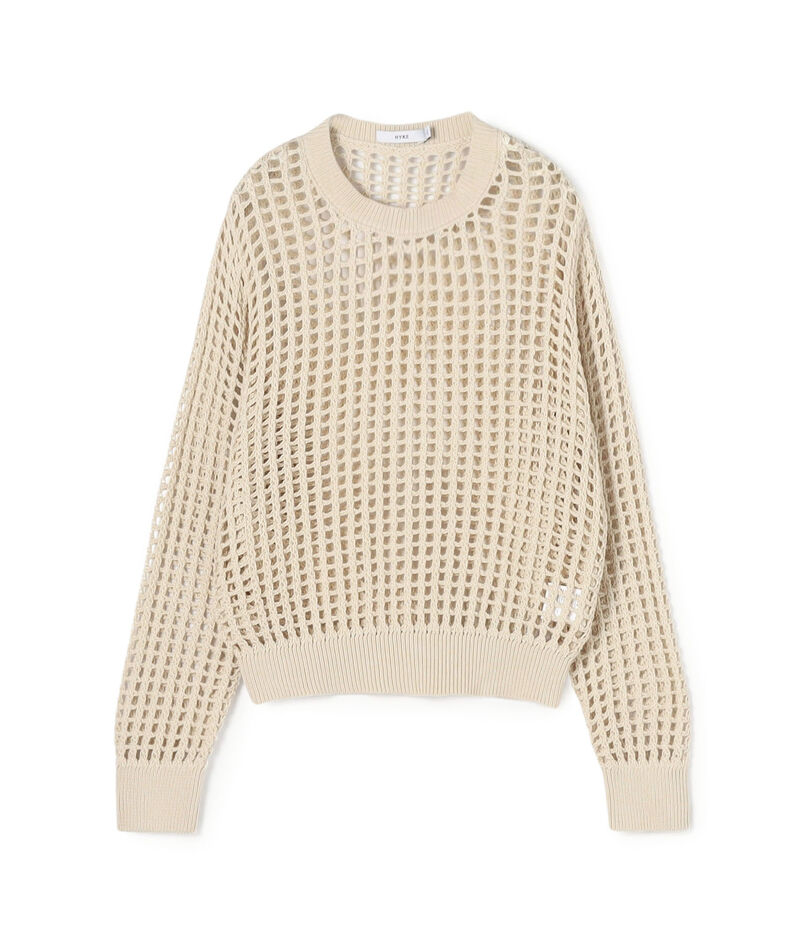 HYKE CROCHETED SWEATER