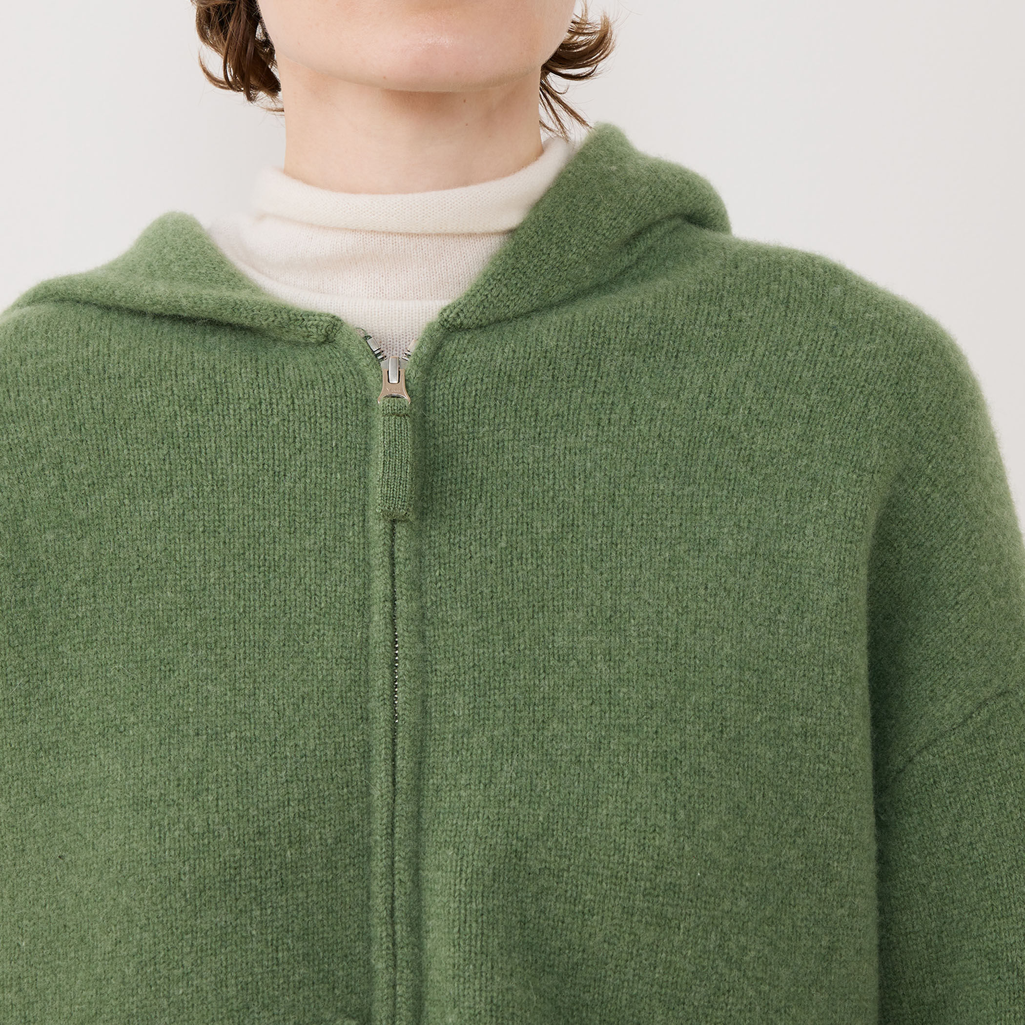 オーストラリアンラムズウール ジップアップブルゾン