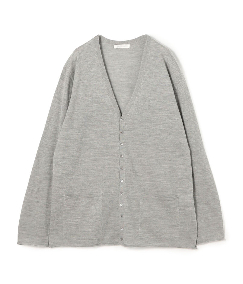 カシミヤシルク Vネックカーディガン