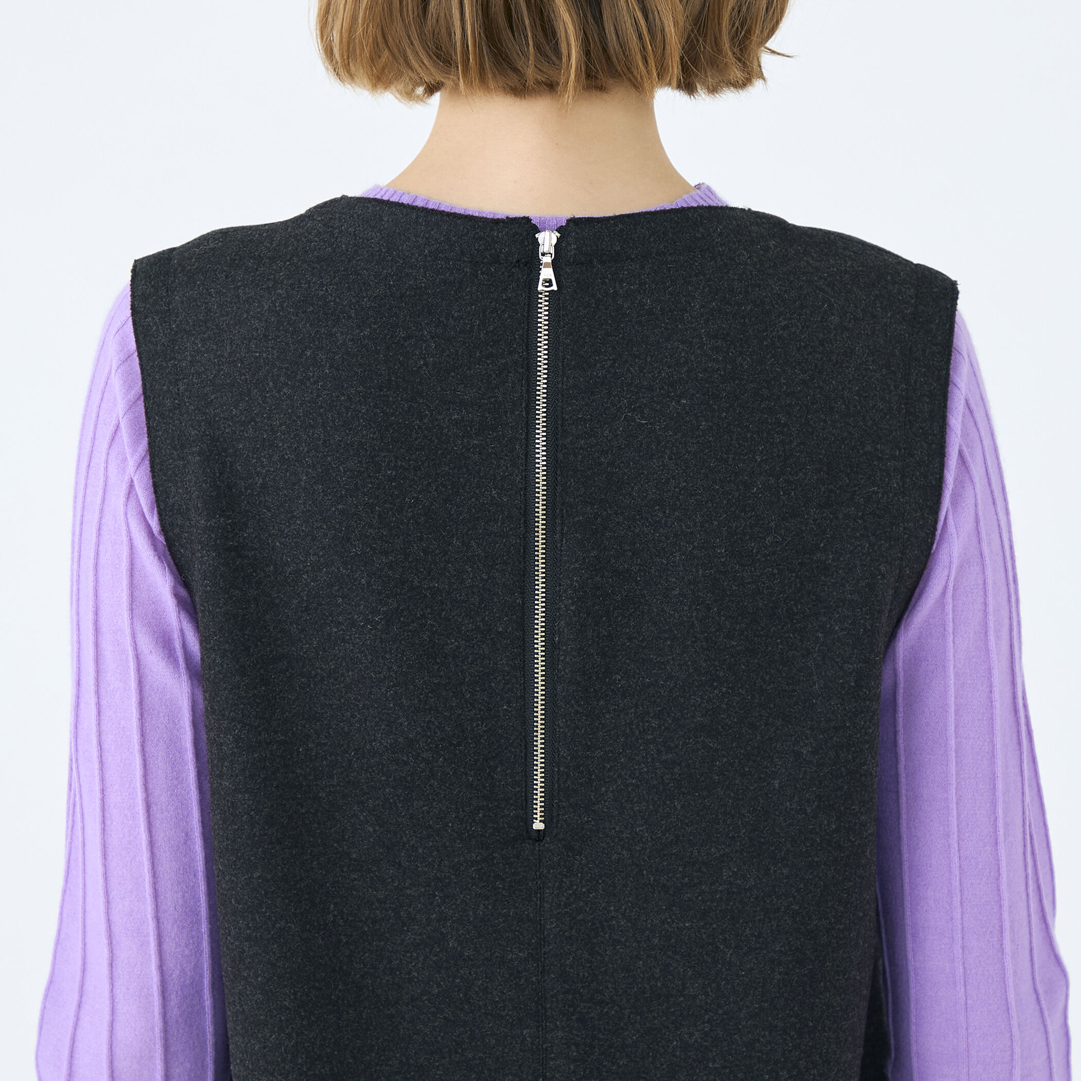 ミックスミルドジャージー コクーンライクワンピース