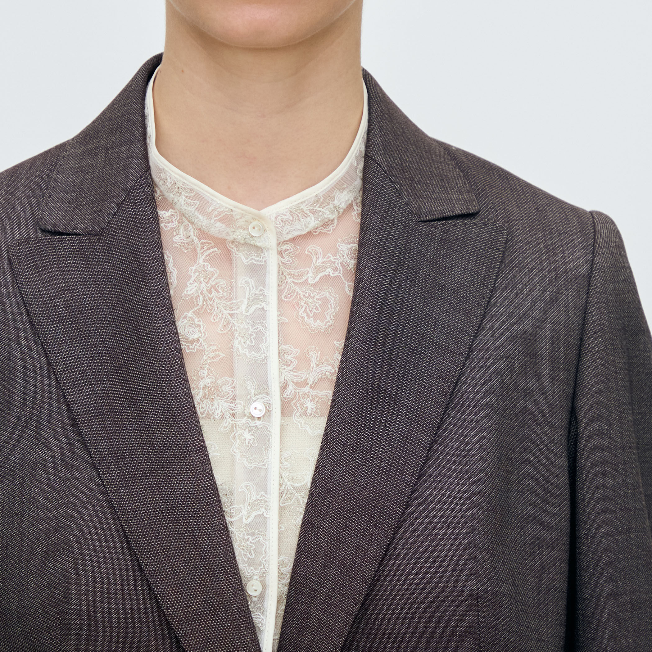 ウーステッドカルゼ 1Bテーラードジャケット｜トゥモローランド 公式通販