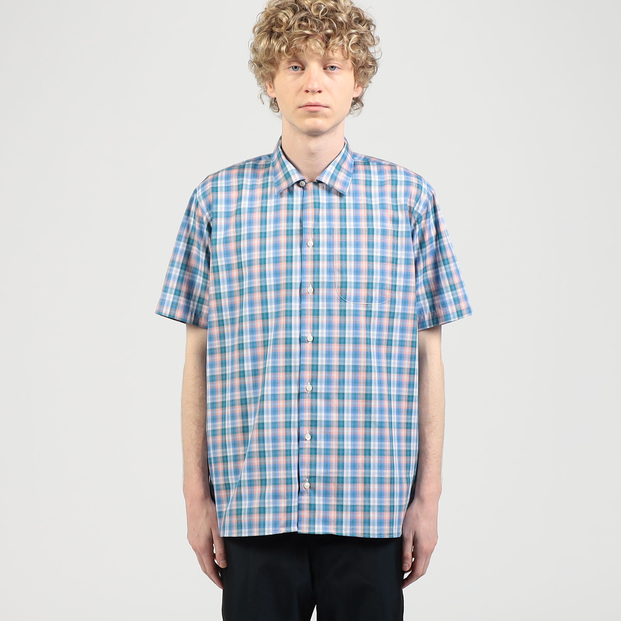 【美品】INDIVIDUALIZED SHIRTS キャンプカラー シャツ L INDIVIDUALIZED SHIRTS 【SPECIAL PRICE 40%OFF】INDIVIDUALIZED