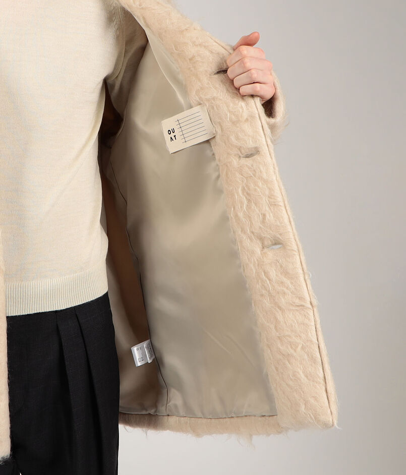 ノーカラージャケット stein - OUAT 007 SUPER MOHAIR JACKET