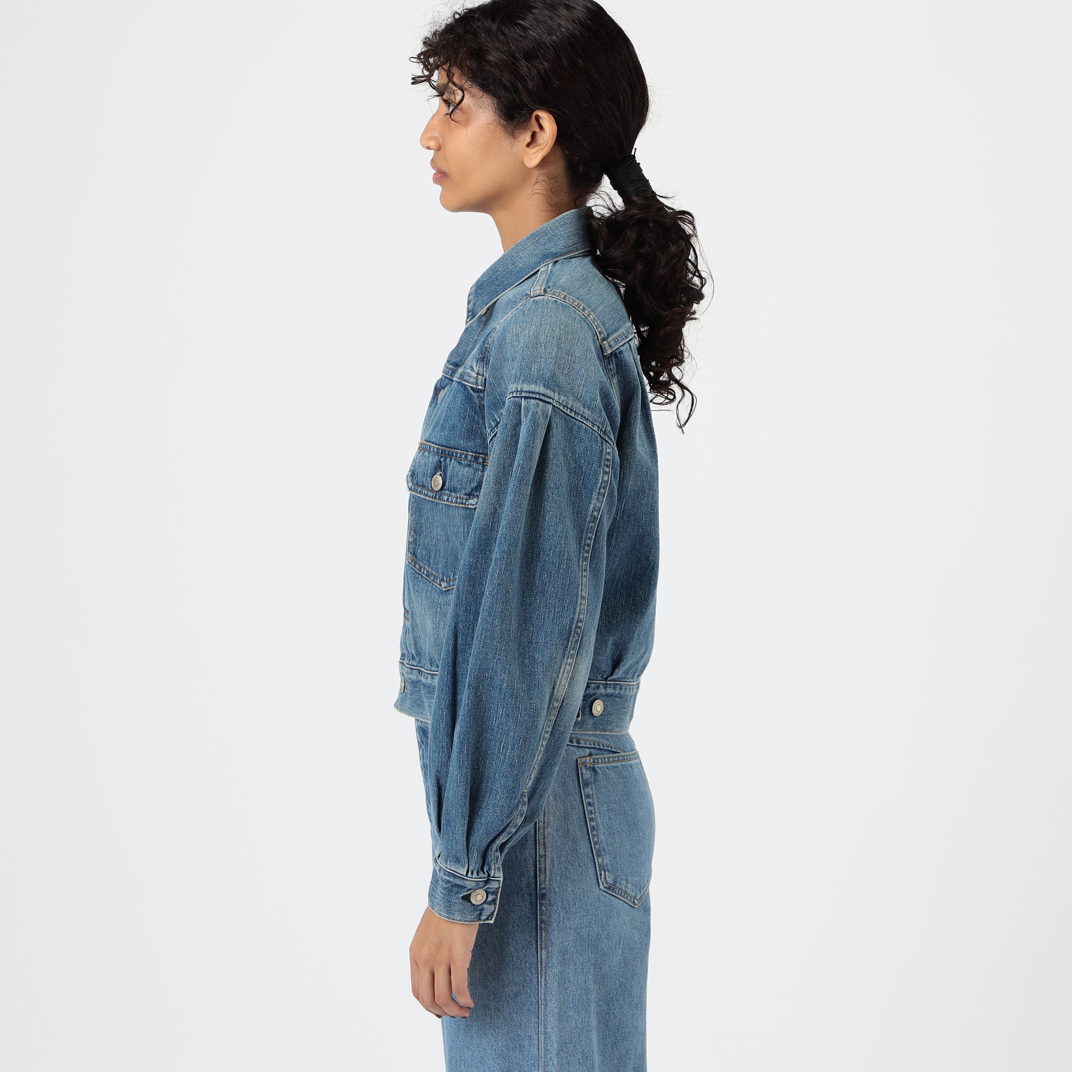 HYKE BALLOON SLV DENIM JK TYPE2｜トゥモローランド 公式サイト