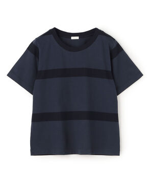 ファインコットンボーダー クルーネックTシャツ