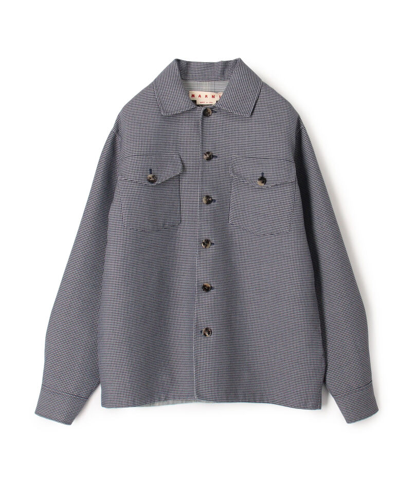 MARNI ハウンドトゥース オーバーシャツ