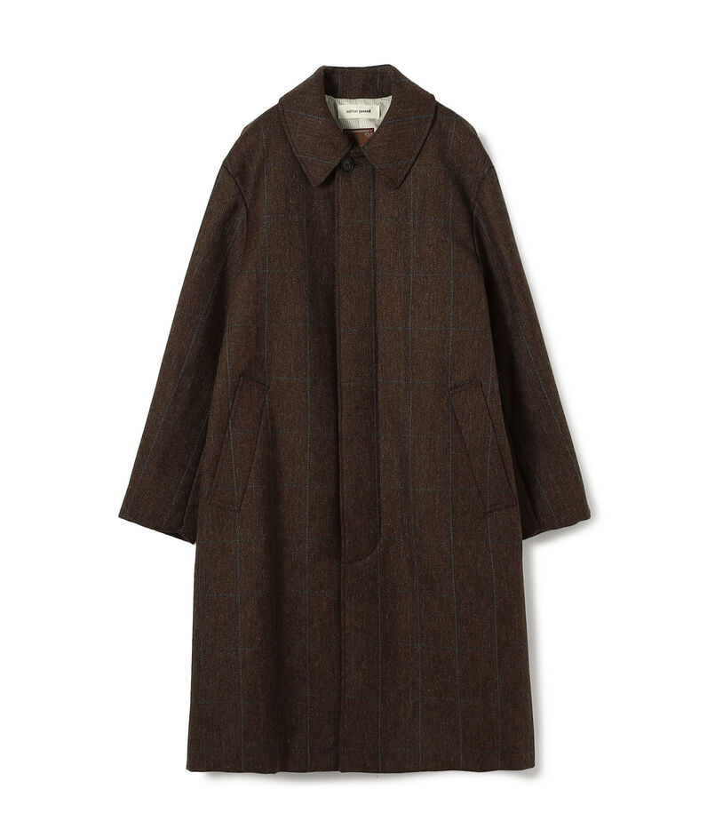 edition pourell ブリティッシュツイード ロングコート