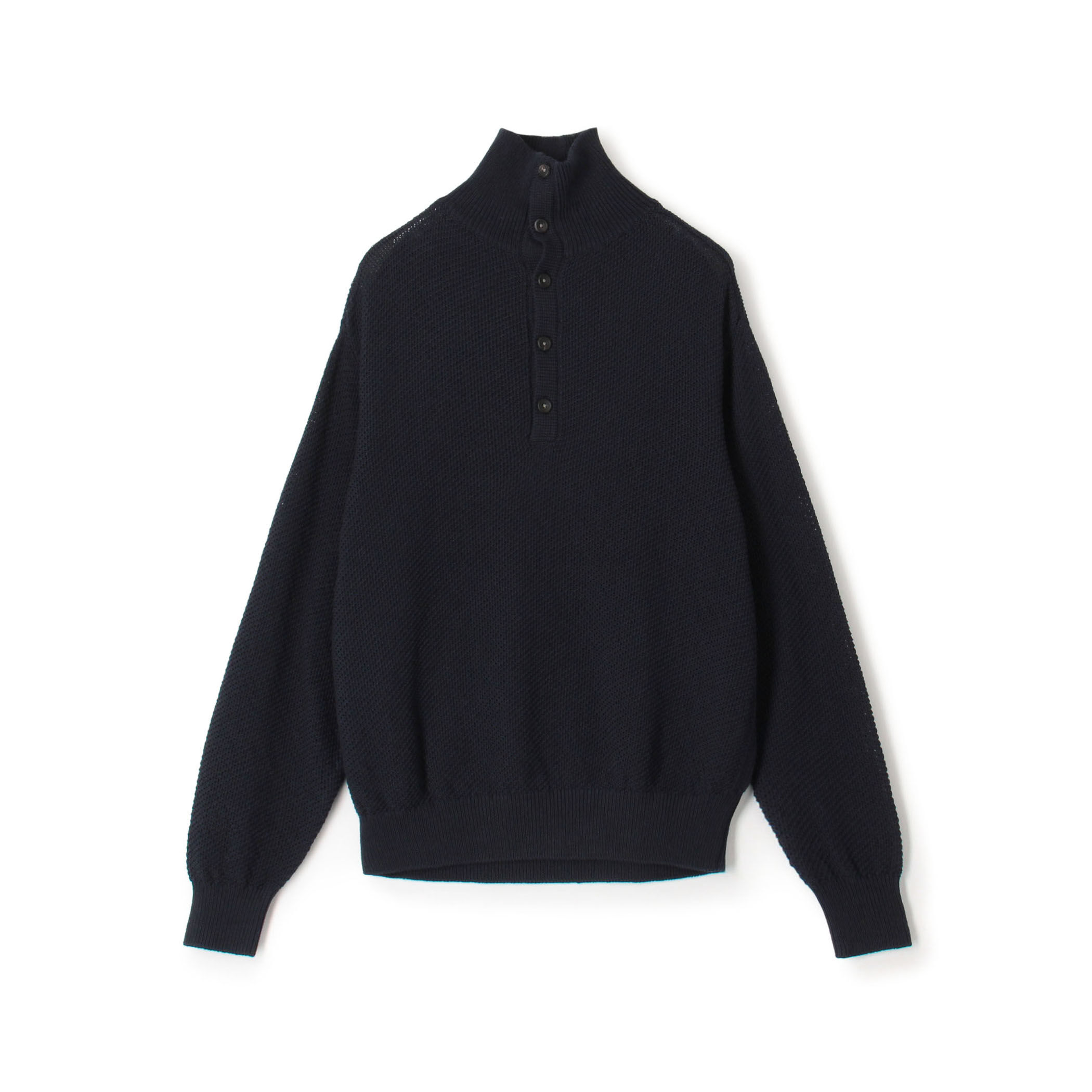 TOMORROWLAND tricot ギマコットンニット スタンドカラープルオーバー