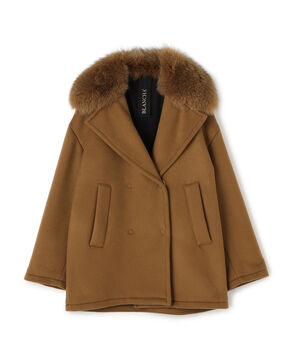 BLANCHA Wool fabric and fox