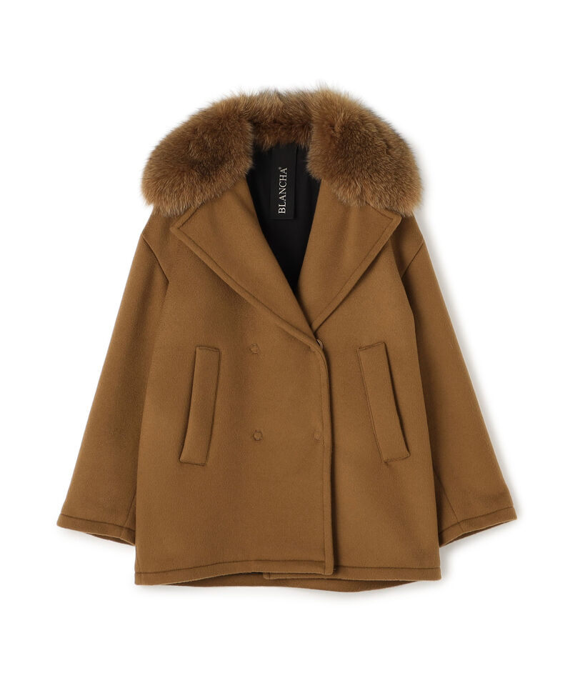 BLANCHA Wool fabric and fox