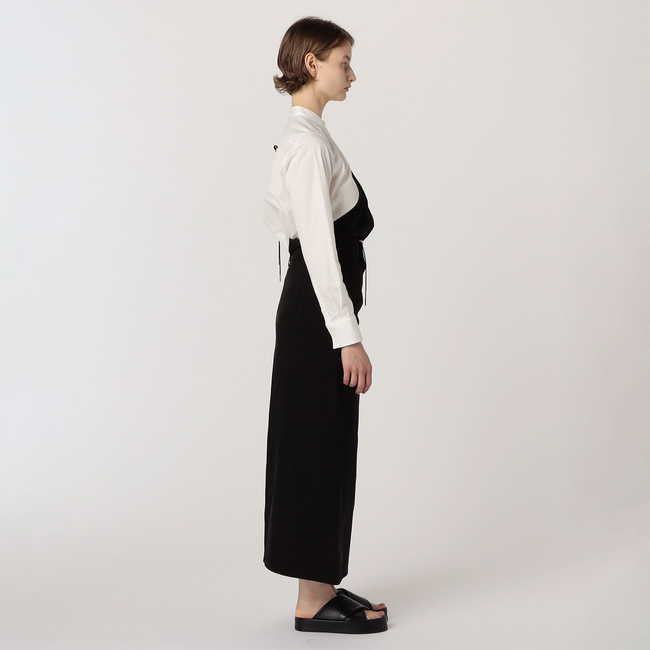 PHOTOCOPIEU ONE-SHOULDER DRAWSTRING DRESS｜トゥモローランド