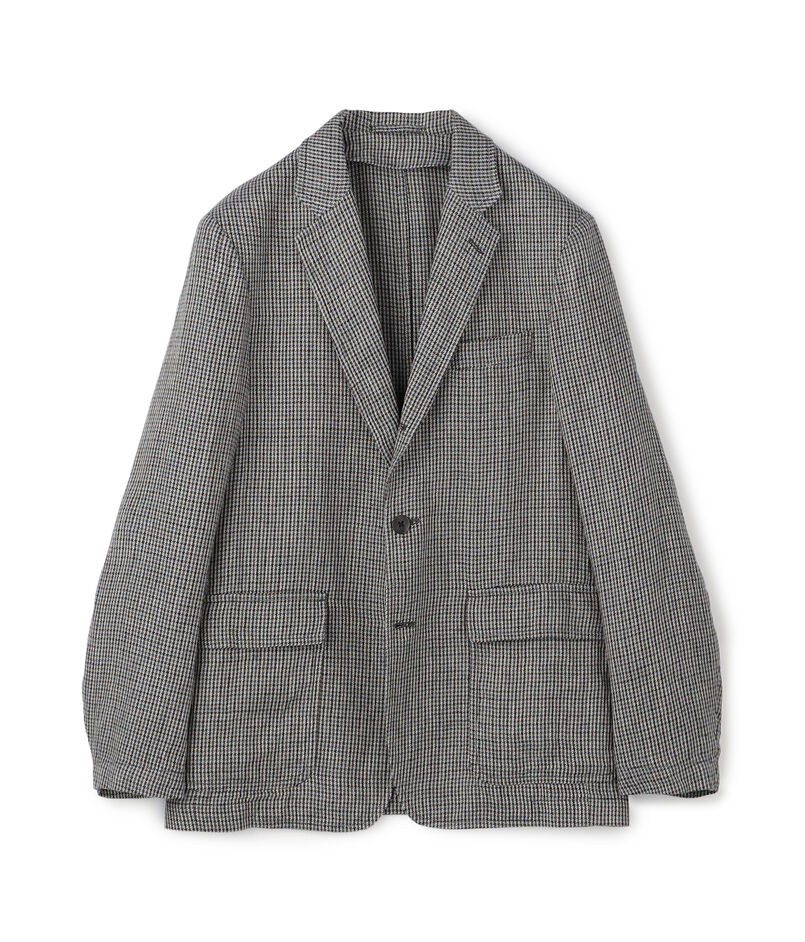 アイリッシュリネン シングルブレステッド 3Bジャケット