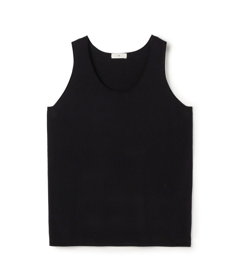 ウォッシャブルシルク ノースリーブプルオーバー