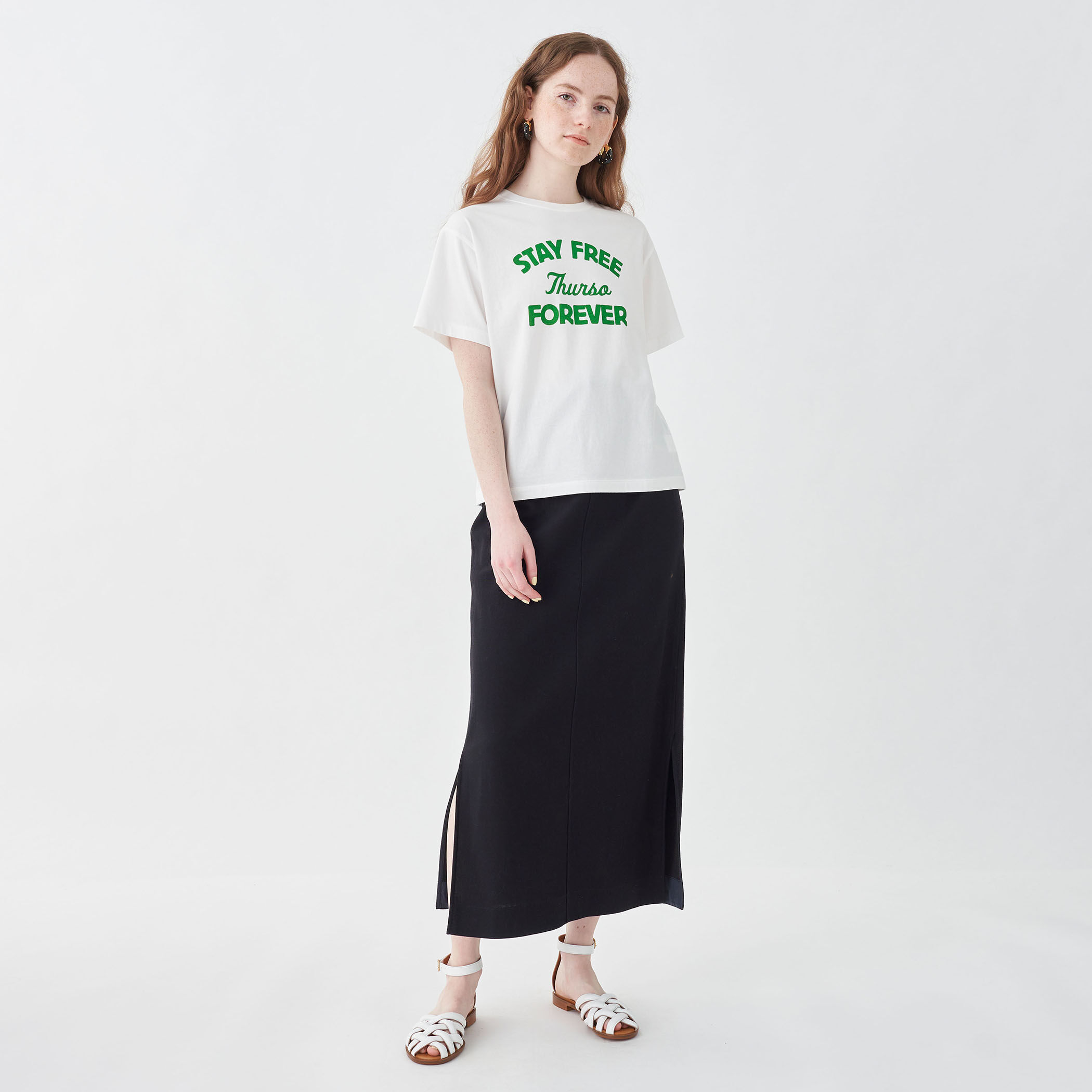 コットンジャージー クルーネックTシャツ MBEL3614