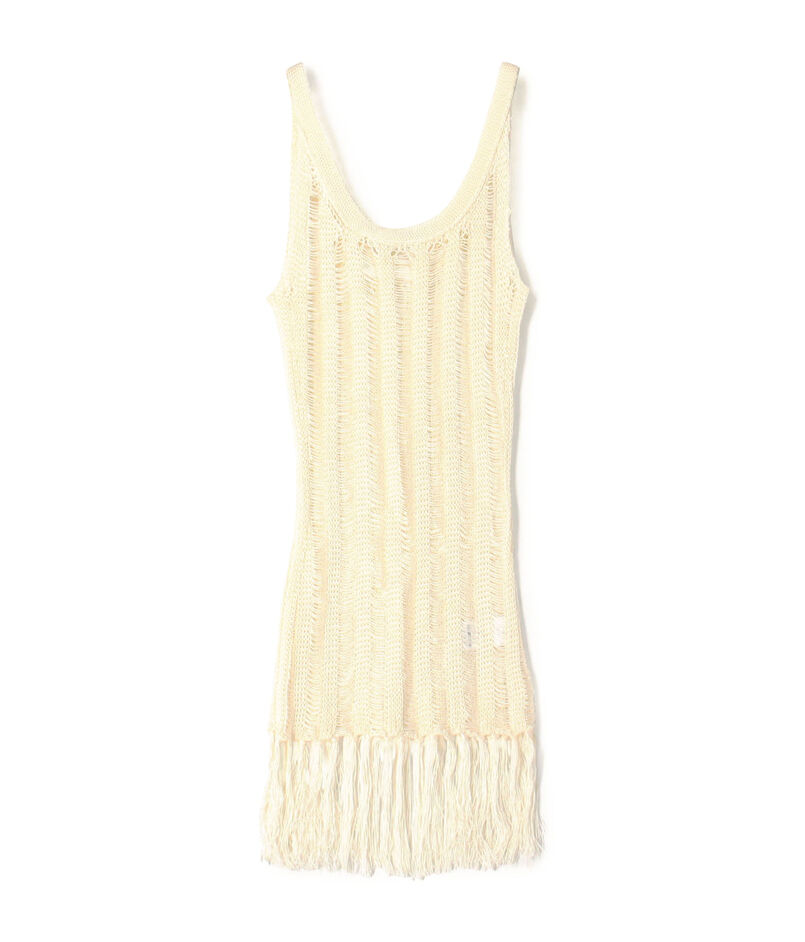 KANAKO SAKAI FRINGED KNIT TOP
