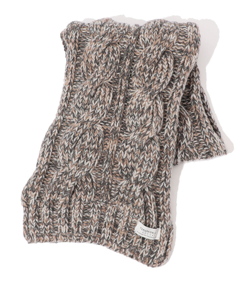 ウールケーブル ハンドマフラー