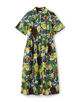 TOAST コットンフルーツプリント シャツワンピース