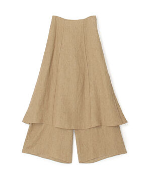 RUOHAN FLORES SKIRTPANTS リネン スカートパンツ