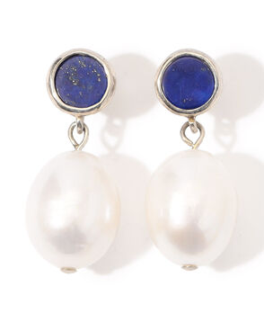 SOPHIE BUHAI Neue Pearl Lapis ピアス