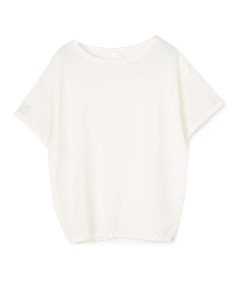 ダブルカバーコットンナイロン ショートスリーブプルオーバー