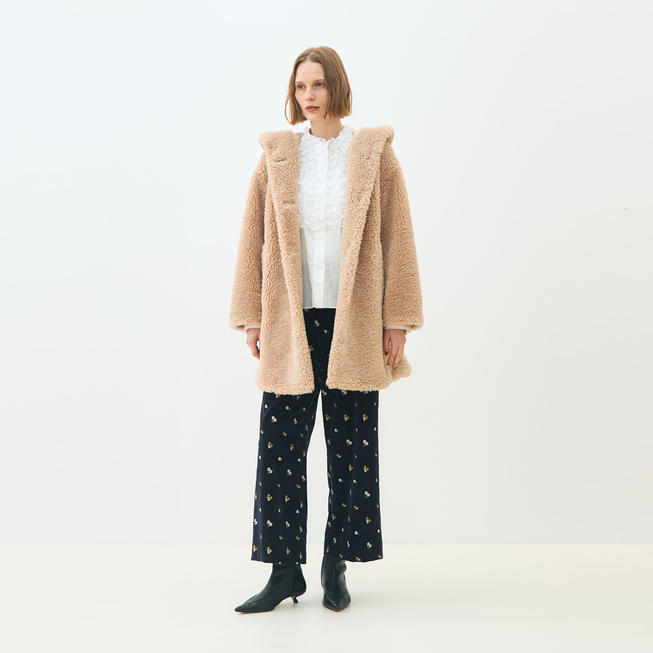 【3way✨ラクーンファー✨】 トゥモローランド　フーデットコート ライトメルトン フーデッドコート｜トゥモローランド 公式通販